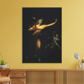 Lady Macbeth Sleepwalk, 1783 (olie op doek) Canvas Afdruk (Insitu (Woonkamer))