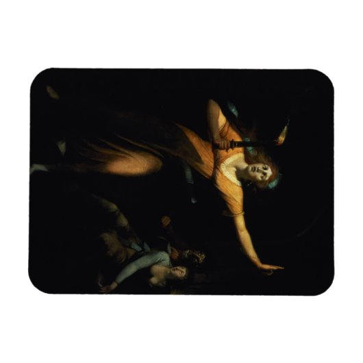 Lady Macbeth Sleepwalk, 1783 (olie op doek) Magneet (Horizontaal)