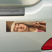 Lady Madonna Praying (Maagd Mary) (Christelijke ku Bumpersticker (Op auto)