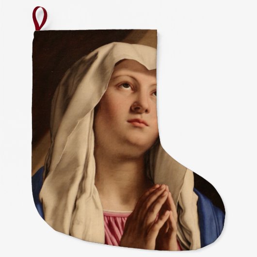 Lady Madonna Praying (Maagd Mary) (Christelijke ku Grote Kerstsok (Voorkant)