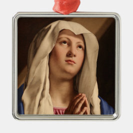 Lady Madonna Praying (Maagd Mary) (Christelijke ku Metalen Ornament