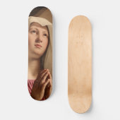 Lady Madonna Praying (Maagd Mary) (Christelijke ku Persoonlijk Skateboard (Voorkant)
