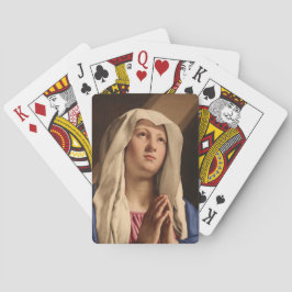 Lady Madonna Praying (Maagd Mary) (Christelijke ku Pokerkaarten