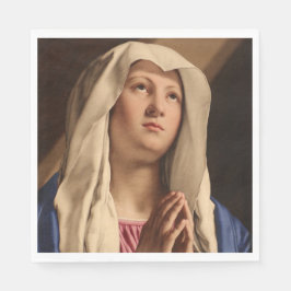 Lady Madonna Praying (Maagd Mary) (Christelijke ku Servet