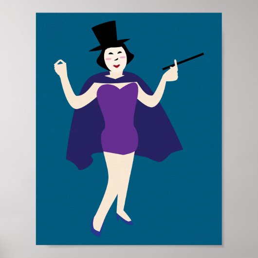 Lady Magiër Poster (Voorkant)