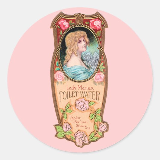  Lady Marian Toilet Water Label (Voorkant)