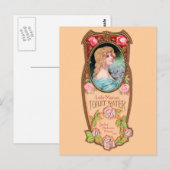  Lady Marian Toilet Water Label Briefkaart (Voorkant / Achterkant)