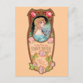  Lady Marian Toilet Water Label Briefkaart (Voorkant)