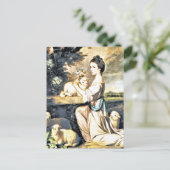 Lady Mary Leslie Briefkaart (Staand voorkant)