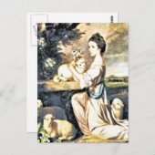 Lady Mary Leslie Briefkaart (Voorkant / Achterkant)