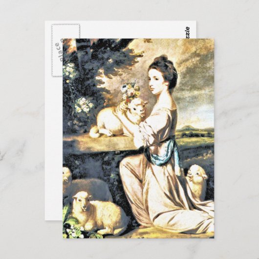 Lady Mary Leslie Briefkaart (Voorkant / Achterkant)