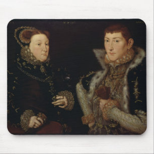 Lady Mary Nevill en haar zoon Gregory Fiennes Muismat