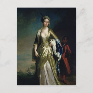 Lady Mary Wortley Montagu, c.1725 Briefkaart