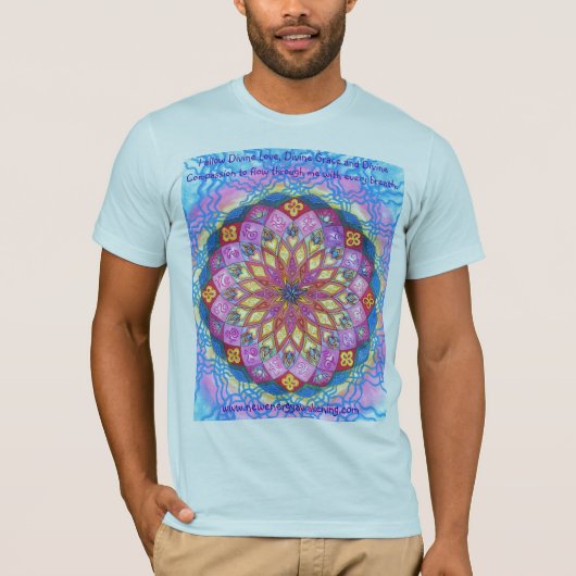 Lady Master Mandala T Shirt Mannen (Voorkant)