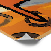 Lady Matisse met Dachshund Poster (Hoek)