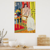 Lady Matisse with Brandy Glass Poster (Keuken)