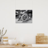 Lady Mechanic, 1920. Oude foto Poster (Keuken)