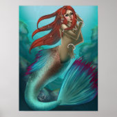 Lady Mermaid Poster (Voorkant)