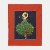 LADY MET CHRISTMAS GIFTS ART DECO BEAUTY MODE FLEECE DEKEN (Voorkant)