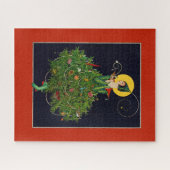 LADY MET CHRISTMAS GIFTS ART DECO BEAUTY MODE LEGPUZZEL (Horizontaal)