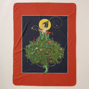 LADY MET CHRISTMAS GIFTS ART DECO BEAUTY MODE SHERPA DEKEN