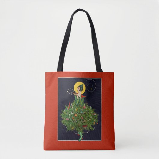 LADY MET CHRISTMAS GIFTS ART DECO BEAUTY MODE TOTE BAG (Voorkant)