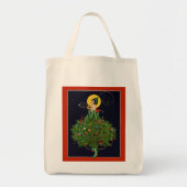 LADY MET CHRISTMAS GIFTS ART DECO BEAUTY MODE TOTE BAG (Voorkant)