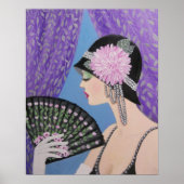 LADY MET EEN VAN POSTER (Voorkant)