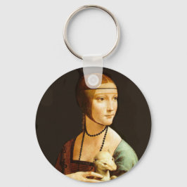 Lady met Ermine Sleutelhanger