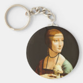 Lady met Ermine Sleutelhanger (Voorkant)