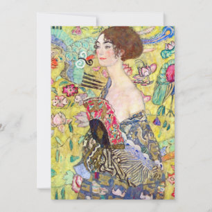 Lady met Fan van Gustav Klimt, Japonisme