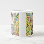 Lady met Fan van Gustav Klimt,  Japonisme Grote Koffiekop (Voorkant)