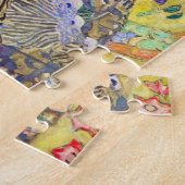 Lady met Fan van Gustav Klimt,  Japonisme Legpuzzel (Zijkant)