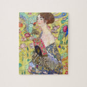 Lady met Fan van Gustav Klimt,  Japonisme Legpuzzel (Verticaal)