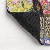 Lady met Fan van Gustav Klimt,  Japonisme Muismat (Hoek)