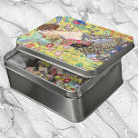 Lady met Fan van Gustav Klimt,  Japonisme Puzzel<br><div class="desc">Lady with Fan (1918) van Gustav Klimt is een Victoriaans schilderij van het symboliek van het tijdperk van het symboliek in de kunst. Een mooie brunette vrouw met een oosterse fan. De gouden florale Japanse achtergrond zit vol met bloeiende exotische bloemen, pauw en andere vogels met uitgestrekte vleugels. Over de...</div>
