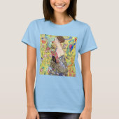 Lady met Fan van Gustav Klimt,  Japonisme T-shirt (Voorkant)