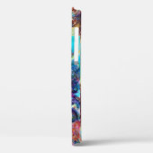 LADY MET FEATHERED MASK Venetian Masquerade Night Case-Mate iPhone Case (Achterkant / Links)