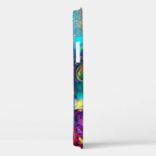 LADY MET FEATHERED MASK Venetian Masquerade Night Case-Mate iPhone Case (Achterkant / Rechts)