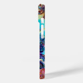 LADY MET FEATHERED MASK Venetian Masquerade Night Case-Mate iPhone Case (Achterkant / Links)