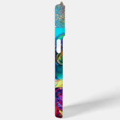 LADY MET FEATHERED MASK Venetian Masquerade Night Case-Mate iPhone Case (Achterkant / Rechts)