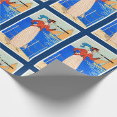 LADY MET MONOCLE ART DECO NAUTICAL BEAUTY MODE CADEAUPAPIER (Hoek)