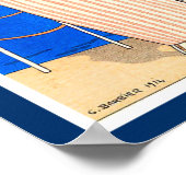 LADY MET MONOCLE ART DECO NAUTICAL BEAUTY MODE POSTER (Hoek)