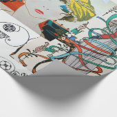 LADY MET ROSE, ART DECO BEAUTY MODE COSTUME CADEAUPAPIER (Hoek)