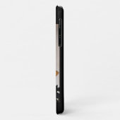 LADY MET ROSE MONOGRAM Case-Mate iPhone CASE (Achterkant/links)