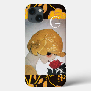 LADY MET ROSE MONOGRAM iPhone 13 HOESJE