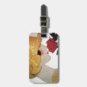 LADY MET ROSE ROSE BAGAGELABEL (Voorkant verticaal)