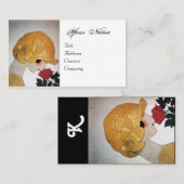 LADY MET ROSE ROSE BEAUTY MODE COSTUME DESIGNER VISITEKAARTJE (Voorkant / Achterkant)