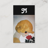 LADY MET ROSE ROSE BEAUTY MODE COSTUME DESIGNER VISITEKAARTJE (Achterkant)