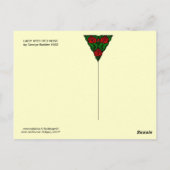 LADY MET ROSE ROSE BRIEFKAART (Achterkant)